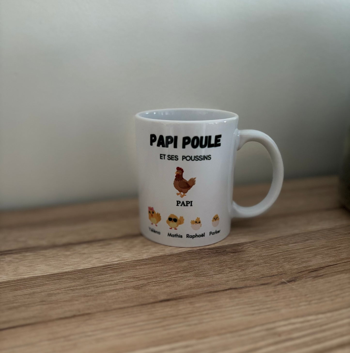 Mug papi poule